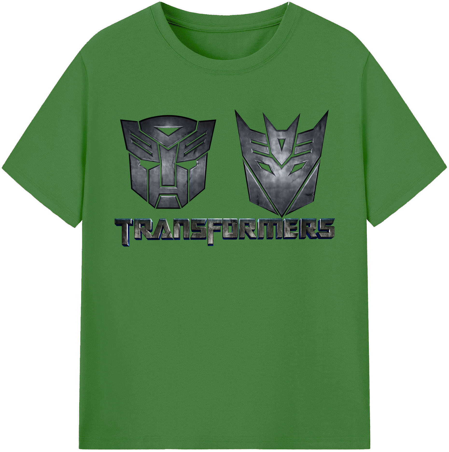 （画像用） Transformers トランスフォーマー レディースカジュアルプリントTシャツ（綿100％）